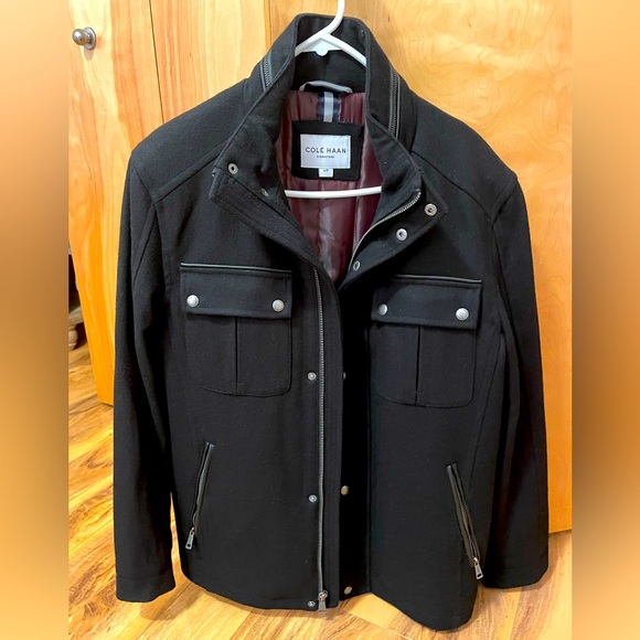 Cole haan melton wool trucker jacket Clearance